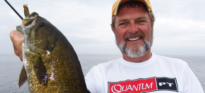 Al Lindner with a new catch