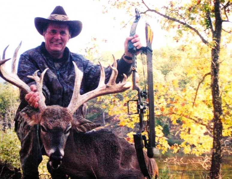 The author with a buck