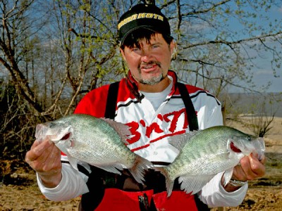 Ronnie Capps with some crappie