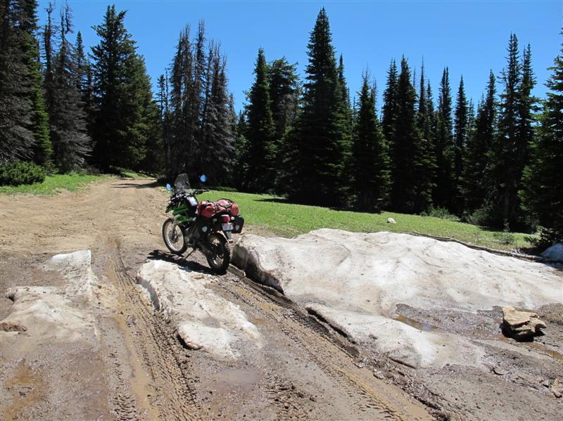 This was a July adventure, and yet the winter snow was still on the ground