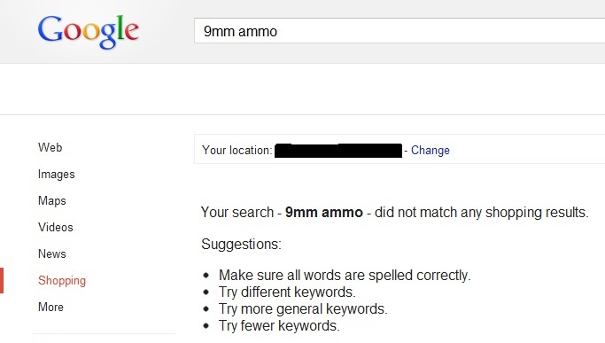 9mm ammo search