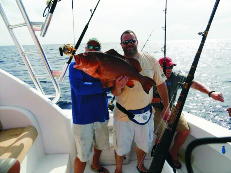 John Wrenn with State Record Red Grouper