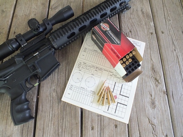 For 1 in 9" twist barrels, the 68 grain Heavy Match Black Hills Red Box is as good as it gets for long range.