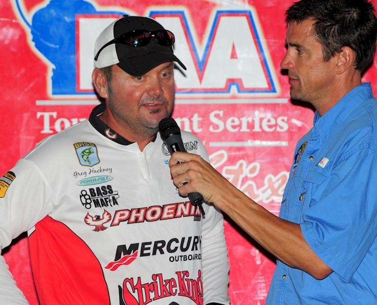Greg Hackney leads after Day 2 on Neely Henry.
