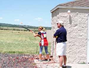 National Junior Team member Brandy Drozd tackles station seven for her second NJOSC title.