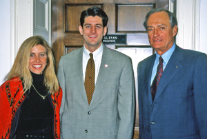 In 2003, Congressman Paul Ryan led ATA efforts to amend the federal excise tax on arrows along with Michele Eichler of Muzzy Products and Jim Easton of Jas. D. Easton Inc.