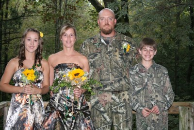 From left to right, Taylor, Dana, Brian and Jacob.