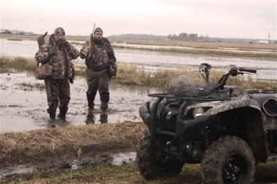 Let’s face it, if waterfowlers can get another couple dozen goose or duck fakes in their hunting location, they will. Your Yamaha ATV or Side-by-Side will help you set those monster decoy spreads. Those four wheels will get you there and back. Photo: Yamaha Outdoors