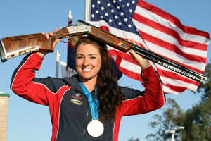 Corey Cogdell after winning gold at the 2012 World Cup in Tucson, Ariz.