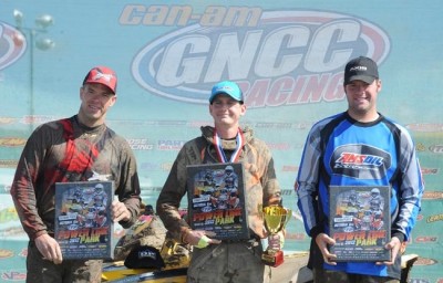 Bryan Buckhannon, the defending 4x4 Open class GNCC champion, won his class and took the morning overall at round 11 aboard his Can-Am Outlander ATV.