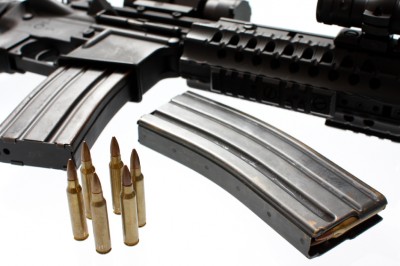 An AR-15 and magazines (not the Magpul PMAGs that Brownells specifically mentioned in their post)