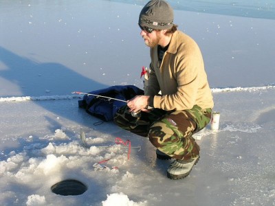 ice fishing