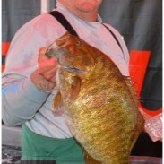 Schneider's smallmouth tipped the scales at 8.45-pounds - the largest smallie ever weighed in since the event started 23 years ago.