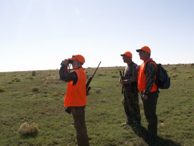 A young hunter scouting for pronghorn in Colorado with his father and Huntmaster. Pronghorns are one of many reasons hunters frequent the state.