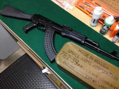 I use the three-shot method for sighting-in. It helps conserve ammo and it's easier to notice when you pull shots.