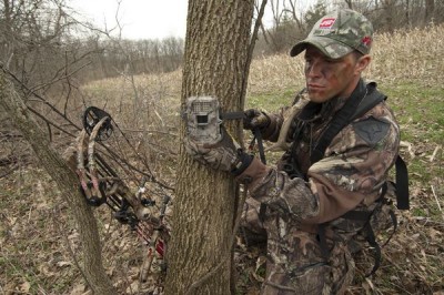 To help him hunt small properties, Mike Monteleone has his trail cameras running 365 days a year.