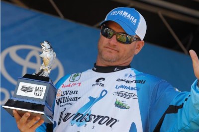 Hank Cherry of Maiden, N.C., took home the Bassmaster Rookie of the Year title at the final regular season Bassmaster Elite Series tournament of the year, the Plano Championship Chase.