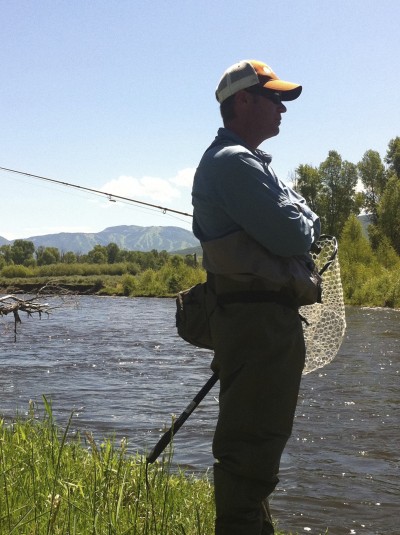 Chris Keig doing what he loves.