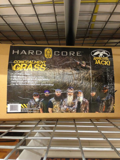 The Duck Commander crew knows the importance of brushing in the blind. They also know quality products when they see them! And that’s a fact, Jack! Image by Seth Walden.