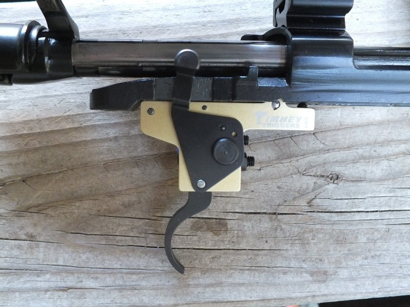 The Timney REM trigger is simple to install because Timney has done their work. Replace the mounting pin and lock the trigger in place with the set screw and you're ready to run.