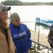 From left to right are Kyle Kevelin, Tom Quinn, and Mike Kevelin. All three are thankful to be alive.