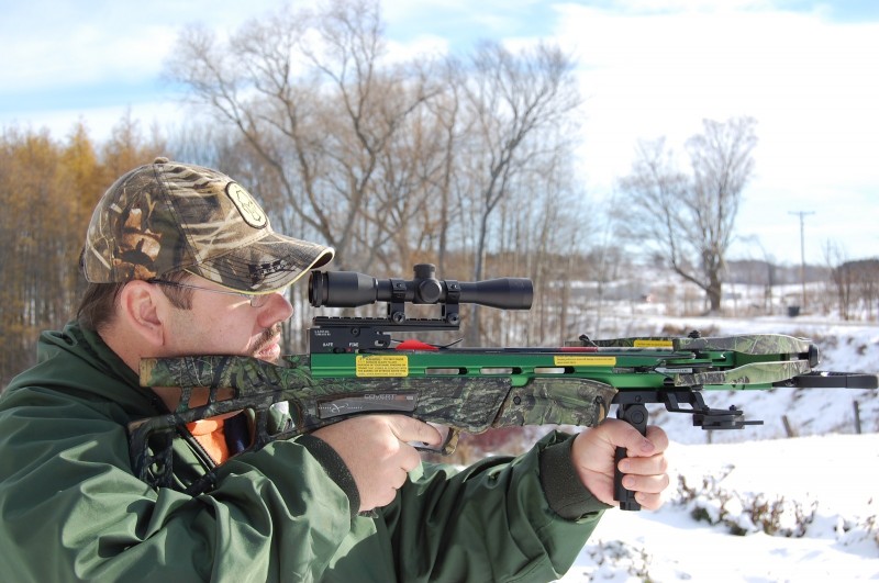 The SLS is a very compact bow and great for hunting from a ground blind.