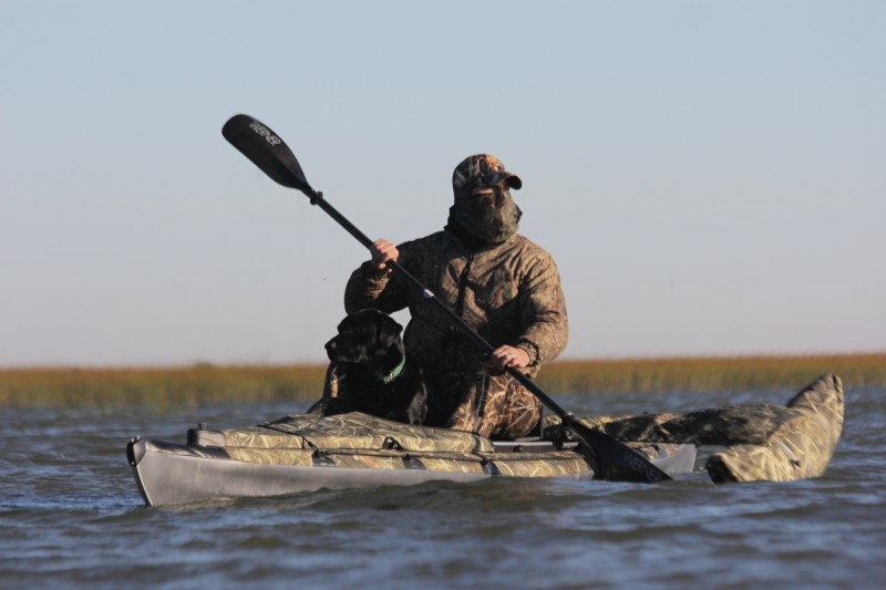 Realtree camo folding kayak.