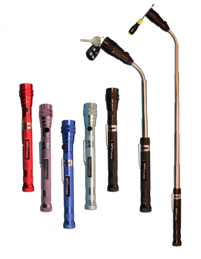 We’re all looking for handy tools to put in our tool box; whether it is a workshop, garage, house, car and boat there is always a time and need for an LED Telescoping Magnetic Flashlight (TeleMag).