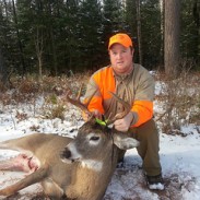 Shawn Bretting, of Detroit, traveled home to Ashland for Wisconsin's gun deer season. He shot this nice 8-pointer, one of five bucks taken by the Bretting Camp north of Iron River in Bayfield County.