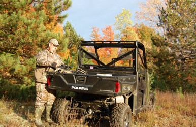 Controlling scent is important for deer hunters. Wipe down your bow, crossbow, rifle, shotgun, spear---whatever you’re hunting with---before you get to your stand. Image by Brandie Sigler.