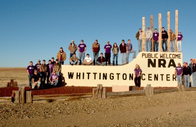 Students of Kansas State University's Wildlife and Outdoor Enterprise Management program make a yearly trip to the NRA Whittington center for firearm training.