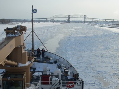 The Great Lakes are currently 77.5 percent frozen.