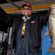Randy Allen of Shreveport, La., takes the Day 1 lead in the Bass Pro Shops Bassmaster Central Open presented by Allstate on Lake Amistad in Del Rio, Texas.