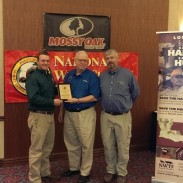 Jarrod Hughes of Haughton, a nine-year LDWF Wildlife Division employee, received the 2013 Biologist of the Year .