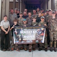 Youth hunters, their NWTF mentors and Savannah National Wildlife Refuge staff work to Save the Habitat. Save the Hunt.