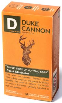 why Duke Cannon Supply Co.’s, “Big Ol’ Brick of Hunting Soap' was tested by hunters, firemen, and soldiers.