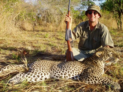 Larry recounts his encounter with a leopard.