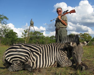 Larry recounts an African Zebra hunt.