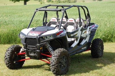 This is about as clean as my test RZR XP 4 1000 ever got. Getting it dirty is just too much fun. Image by Derrek Sigler.