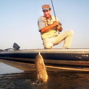 For over two hours, Larry Nixon and the author caught smallmouths like this in the middle of the day when the current was running.