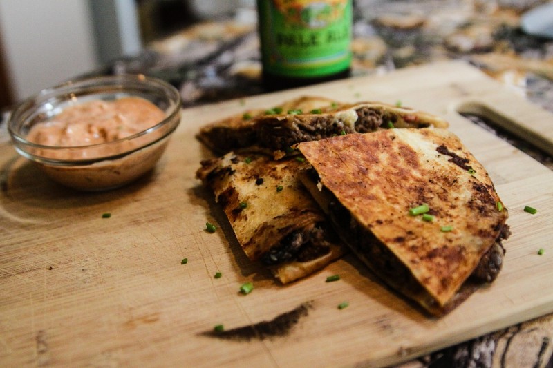The arrival of fall means it's football season. Treat your tailgating teammates to this delicious venison quesadilla.