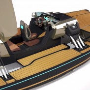 This attractive new boat is just about the closest thing to a transformer on the water.
