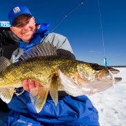 It’s hard to beat a jigging spoon for early ice walleyes. The bait allows you to fish actively and target aggressive fish.