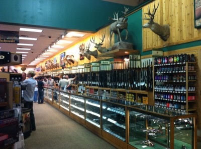 Snow or no snow, shoppers came out on Black Friday for gun deals.