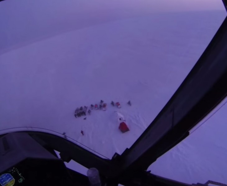 Eight hunters survived being stranded on drifting ice floe for two days, thanks in part to their own resourcefulness.
