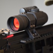 The new Aimpoint ACO red dot sight in an RS Regulate mount attached to an SGL31. Image by Matt Keeler.