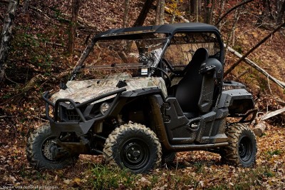 Yamaha’s new Wolverine R-Spec is aimed right at the adventurous recreational rider looking to explore any terrain. Image courtesy Yamaha.