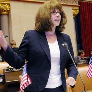 Assemblywoman Linda B. Rosenthal is pushing a bill that would ban children under 12 from gun shows.